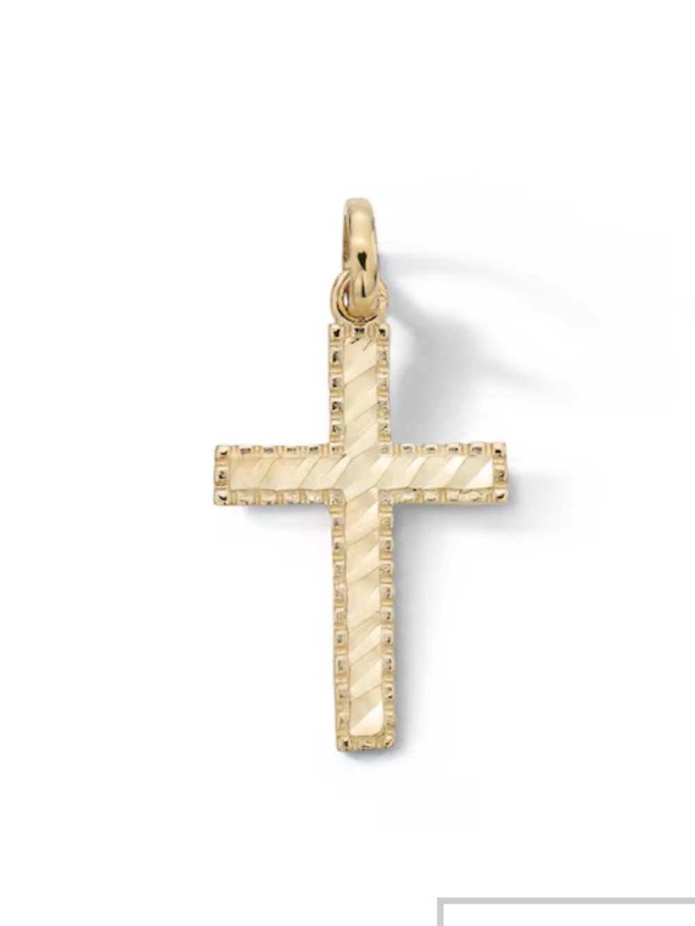 Banter 10K gold cross pendant